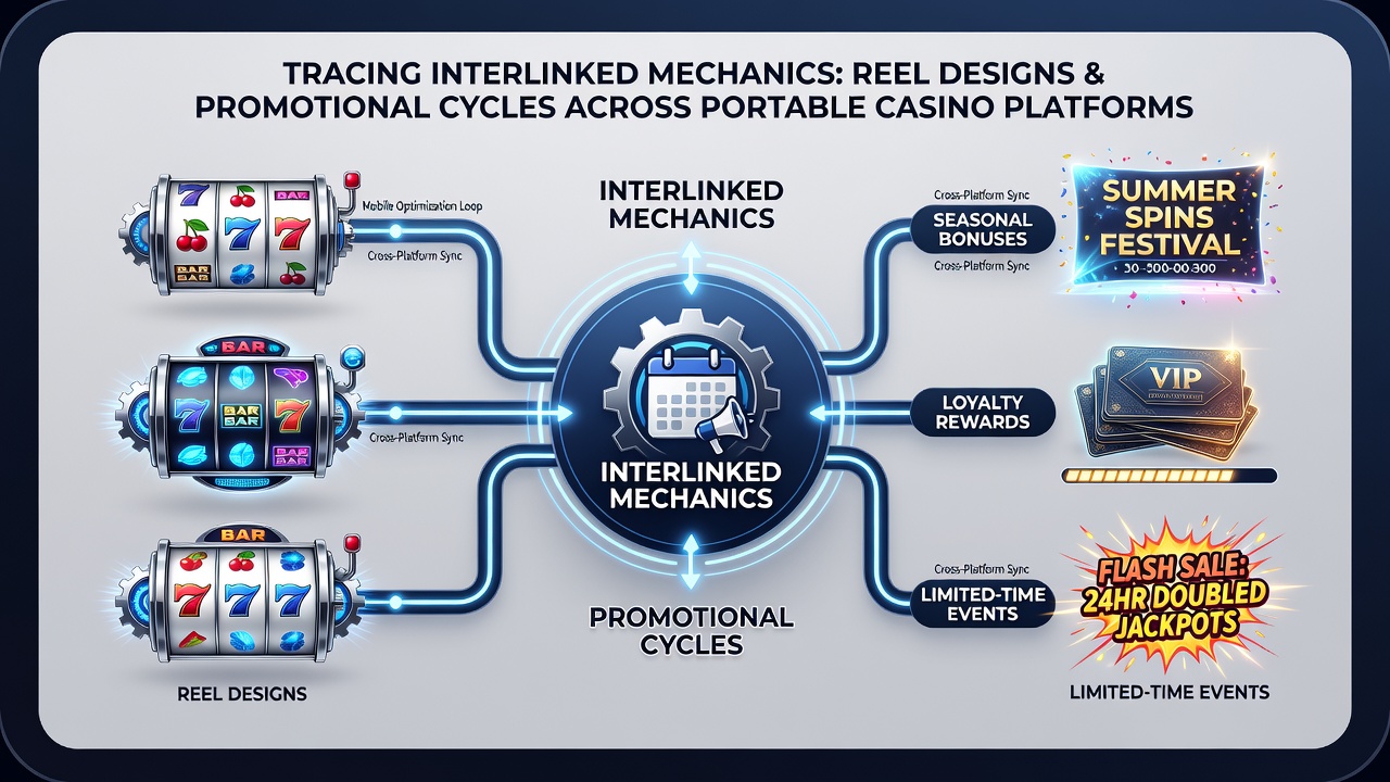 Illustration der Interaktion zwischen mobilen Reel-Mechaniken und Werbezyklen